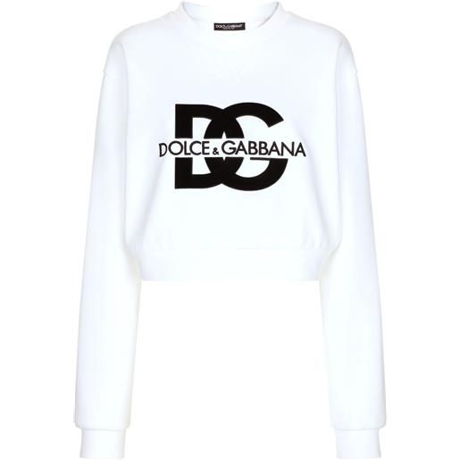 Dolce & Gabbana felpa con stampa - bianco