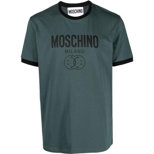 Moschino t-shirt con stampa - verde