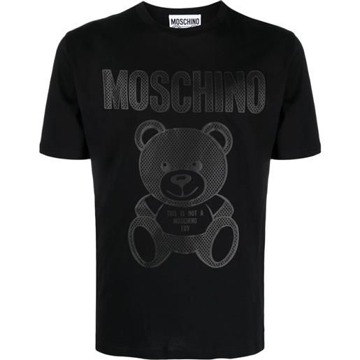 Moschino t-shirt teddy bear - nero
