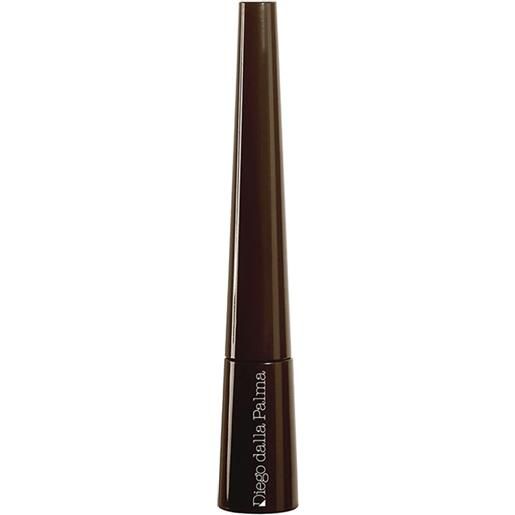 Diego Dalla Palma Milano delineatore per occhi eyeliner 02 marrone eyeliner opaco 2,5 ml liquido in lattice