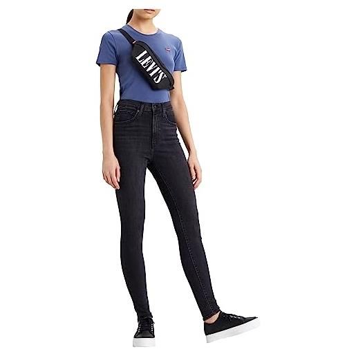Levi's mile high super skinny, jeans donna, black ground, 26w / 30l