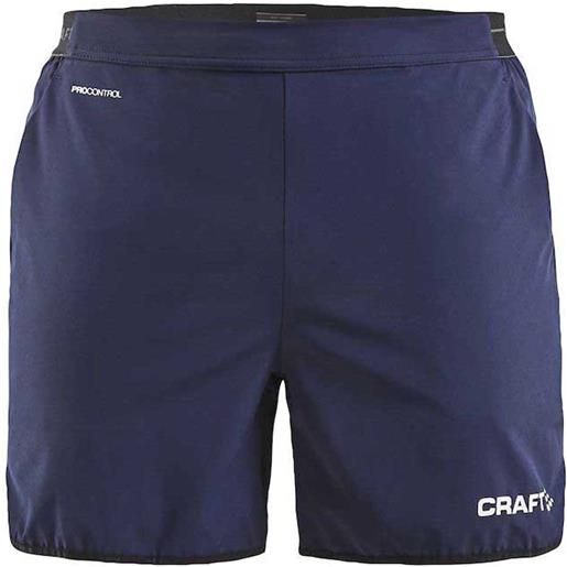 Craft pro control impact shorts blu xs uomo