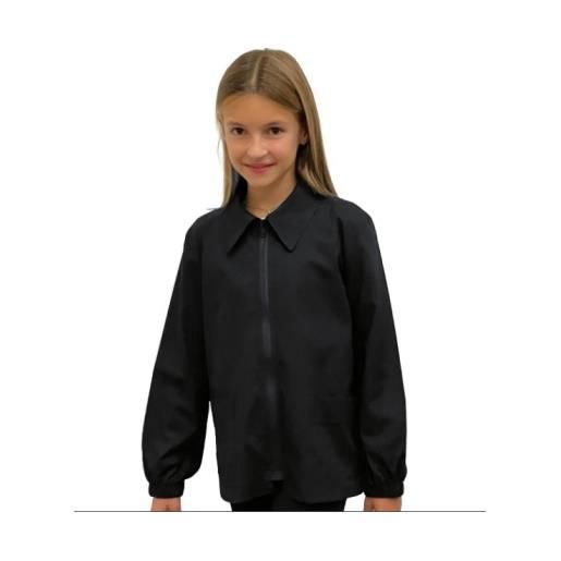 Ristosubito blusa pinocchio 65% poliestere 35% cotone nero disponibile in diverse taglie modello 000601