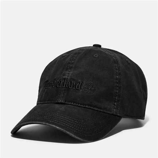 Timberland berretto da baseball cooper hill in colore nero colore nero uomo
