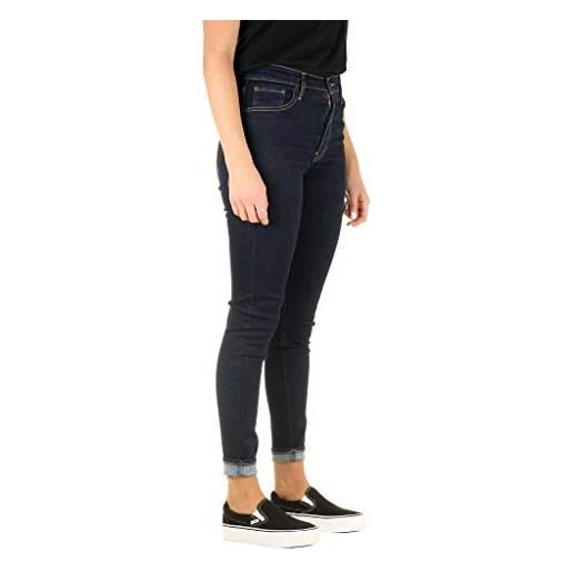 Levi's mile high super skinny, jeans donna, dark indigo worn in, 23w / 30l