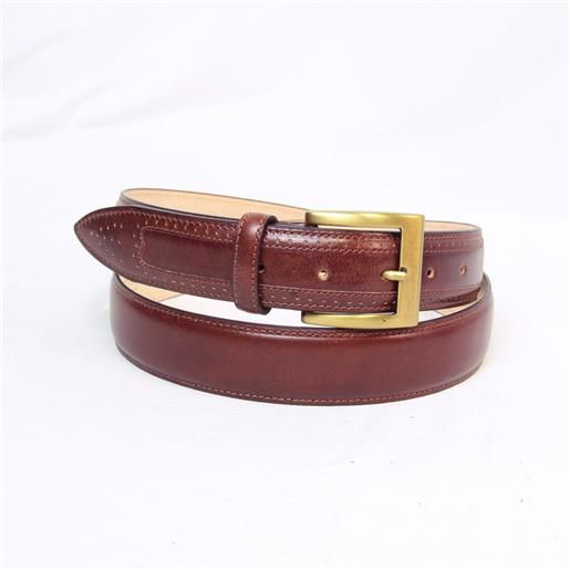 Old Angler Firenze cintura in pelle alta 35 mm - marrone 5148