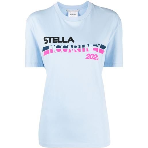 Stella McCartney t-shirt con stampa 2021 - blu
