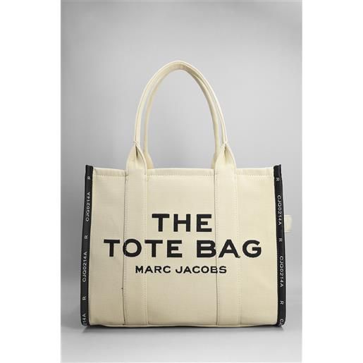 Marc Jacobs tote traveler tote in cotone beige