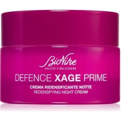 BioNike crema notte rivitalizzante defence xage prime (redensifying night cream) 50 ml