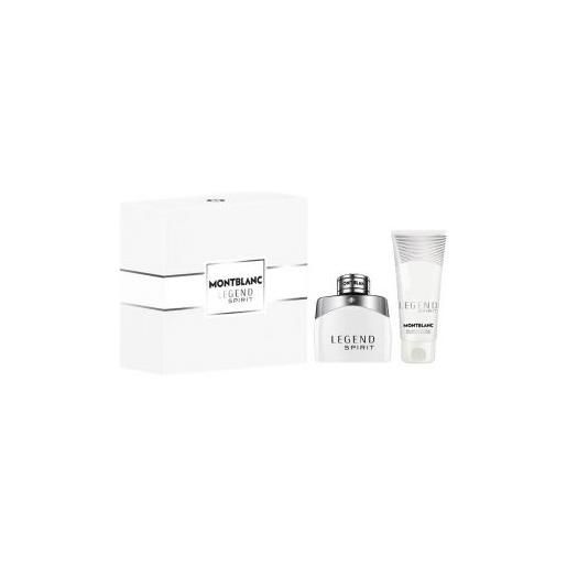 Mont Blanc legend spirit cofanetto 50 ml, gel doccia 100ml