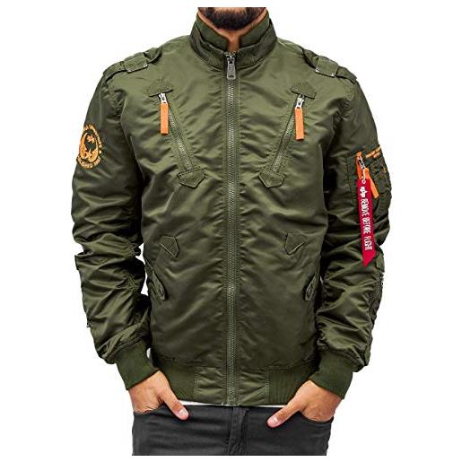 Alpha industries falcon ii giacca bomber da uomo dusty green