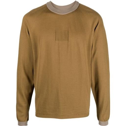 Goldwin maglione senza cuciture - marrone