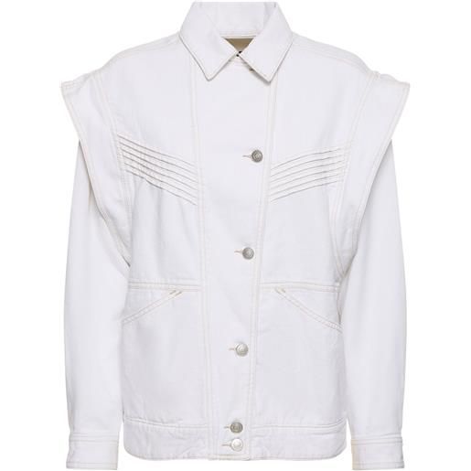 ISABEL MARANT giacca harmon in cotone / collo a camicia