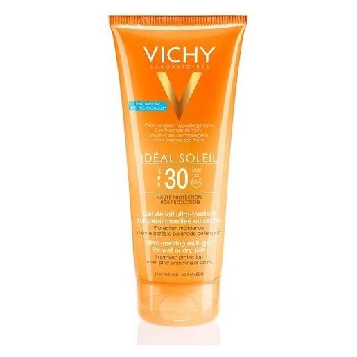 Vichy idéal soleil gel latte solare ultra-fondente spf 30 protezione corpo 200 ml