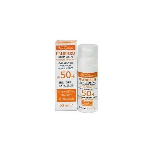 Haloderm crema solare spf 50 protezione alta 150 ml