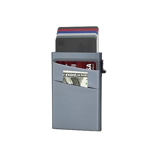 Collezione portafogli unisex, porta carte di credito grigio