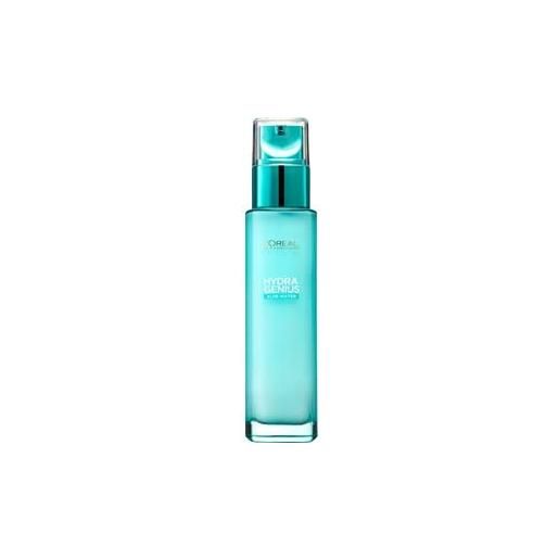 L'Oréal Paris hydra genius aloe water, idratazione e freschezza, per pelli normali fino a pelli miste, con aloe acqua e acido ialuronico, 70 ml