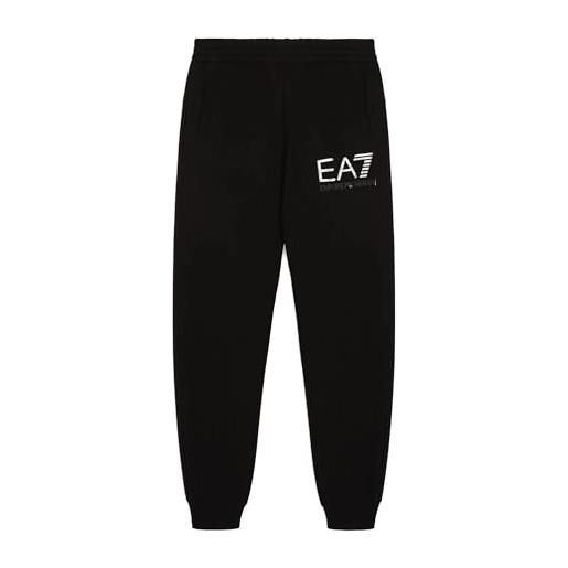 EA7 Emporio Armani pantalone tuta ragazzo in cotone modello 6rbp54 bjexz colore nero misura 4 anni