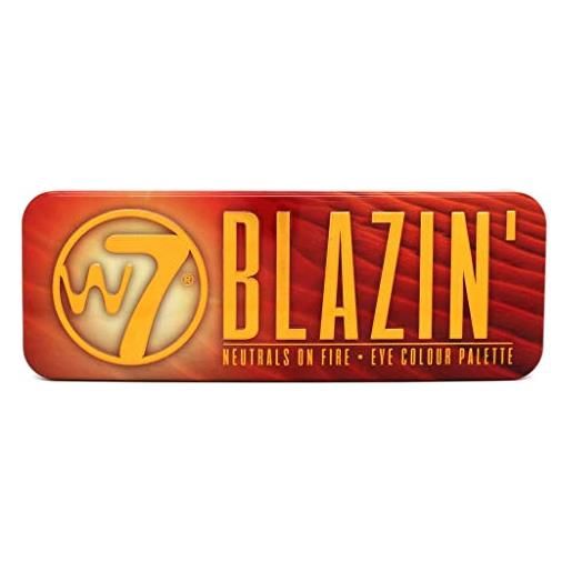 W7 blazin' neutral on fire palette di 12 ombretti, 15.6 g