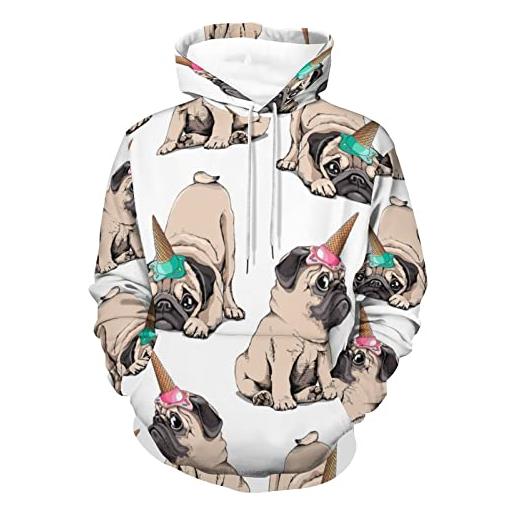 Desheze unisex hoodie carlino unicorno felpe con cappuccio maniche lunga pullover stampa 3d sweatshirt per uomo donna 3xl