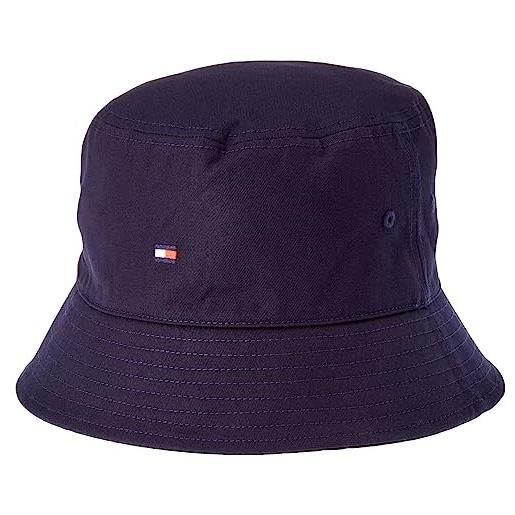 Tommy Hilfiger essential flag bucket cappello a falda larga, desert sky, taglia unica donna
