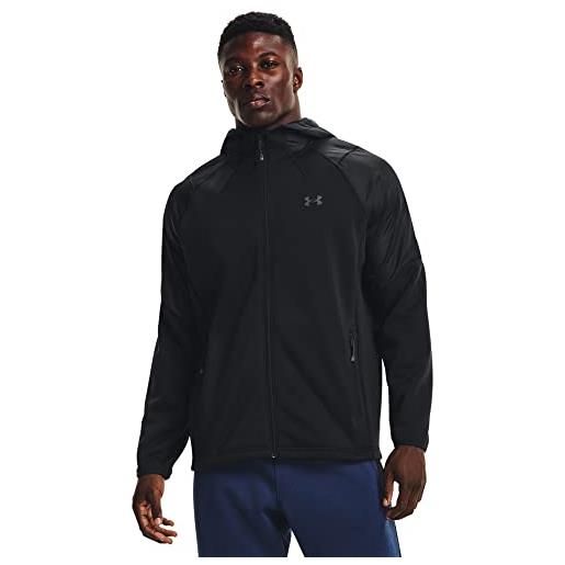 Under Armour uomo cold. Gear swacket top in pile, nero, s