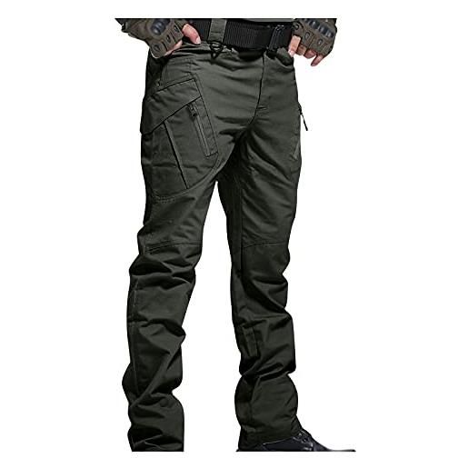 Kobilee pantaloni da caccia uomo sportiva softshell invernali pantaloni montagna pantaloni trekking elasticizzati leggeri termici con tasche antistrappo pantaloni da lavoro stretch pantaloni impermeabili