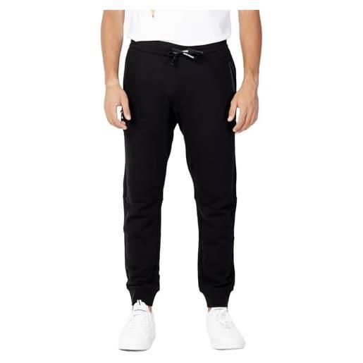 Armani Exchange jogger con coulisse e tasche con zip pantaloni casual, nero, s uomo
