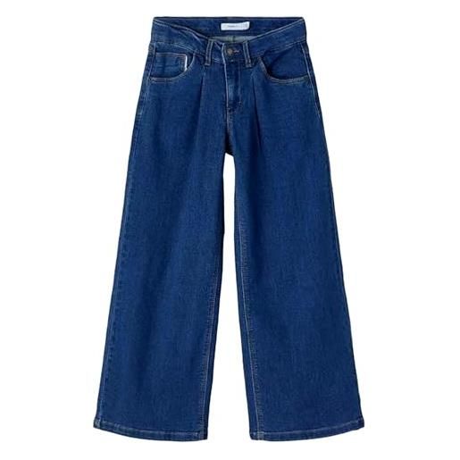 Name it nkfbella wide jeans 1463-sp noos, jeans bambine e ragazze, blu (medium blue denim), 164