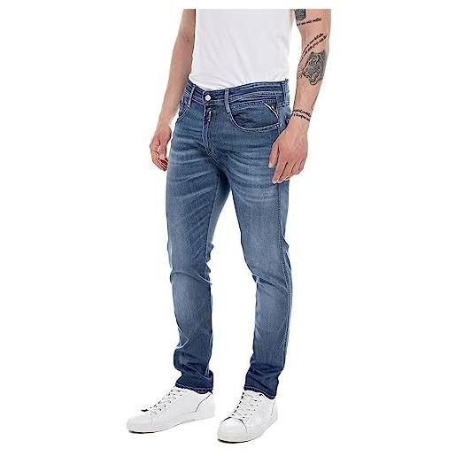 REPLAY m914y anbass bio jeans, medium blue 009, 38w / 36l uomo