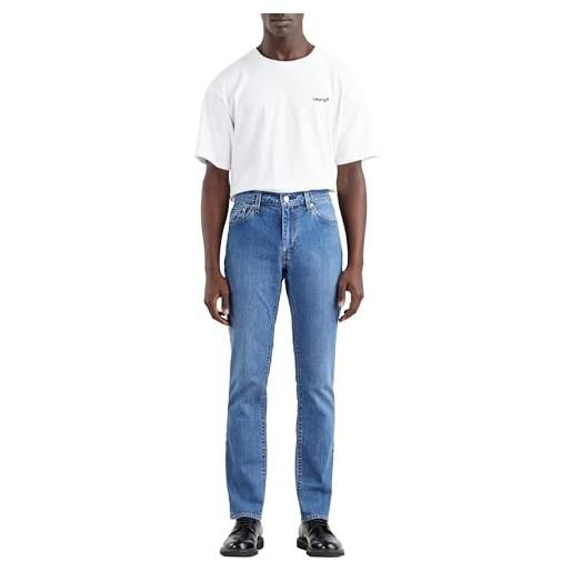 Levi's 511 slim, jeans uomo, blu easy mid, 33w / 36l