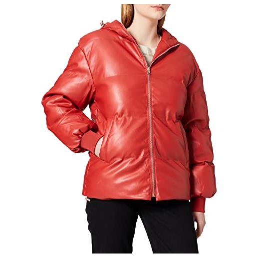 NA-KD hooded jacket giacche, dusty red, 44 donna
