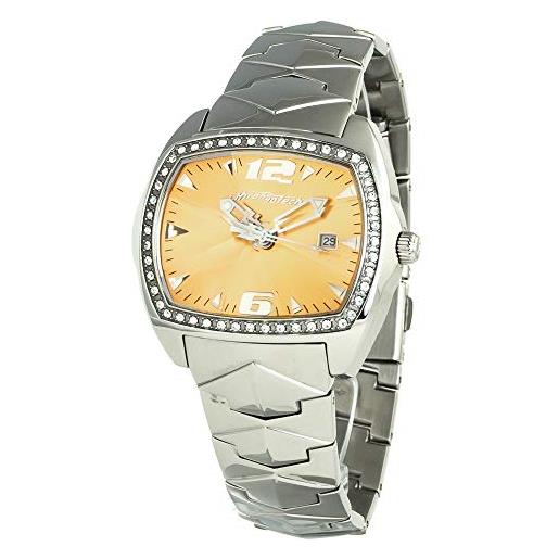 Chronotech orologio analogico quarzo donna con cinturino in acciaio inox ct2188ls-06m