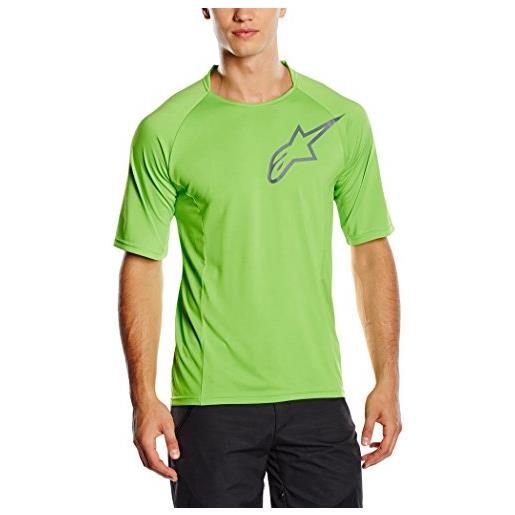 Alpinestars alpinestar cycling t-shirt manica corta rover verde/grigio m