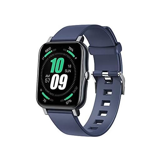 SGHH smart watch per telefoni android compatibile con iphone samsung, fitness tracker ip68 orologio impermeabile con cardiofrequenzimetro e monitor del sonno, smart watch per uomo donna