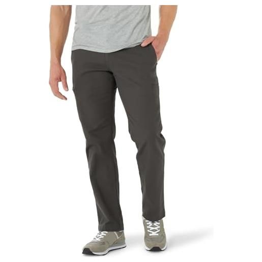 Lee pantaloni cargo in tela extreme motion casual, nero, 36w x 30l uomo
