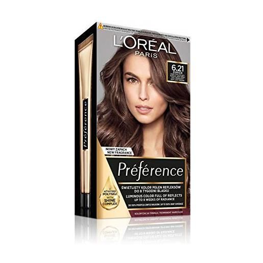 L'Oréal Paris loreal preference tinture per capelli 6.21 opera