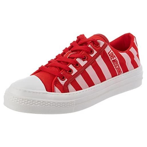 Love Moschino ja15944g0gjhe, sneaker, donna, nero, 41 eu