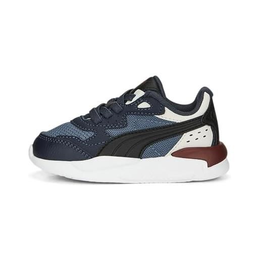 PUMA x-ray speed ac inf, scarpe da ginnastica, unisex - bambini e ragazzi, feather gray-puma white-victoria blue-zinnia, 22 eu