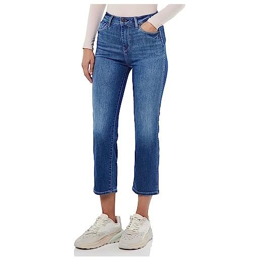 Pepe Jeans dion 7/8, jeans donna, blu (denim-hs3), 27w / 32l