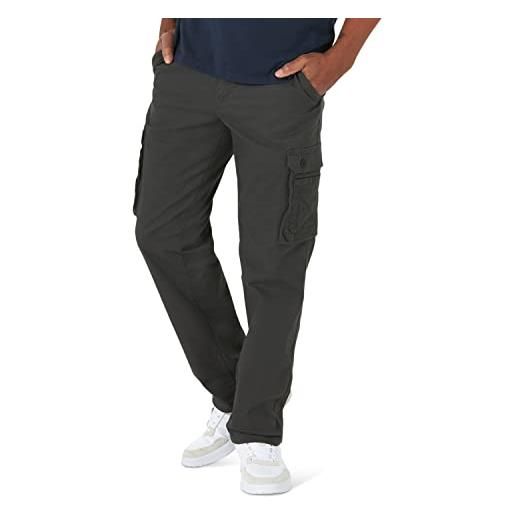 Lee wyoming relaxed fit cargo pantaloni uomo, grigio (ombra), 54 it (40w/32l)