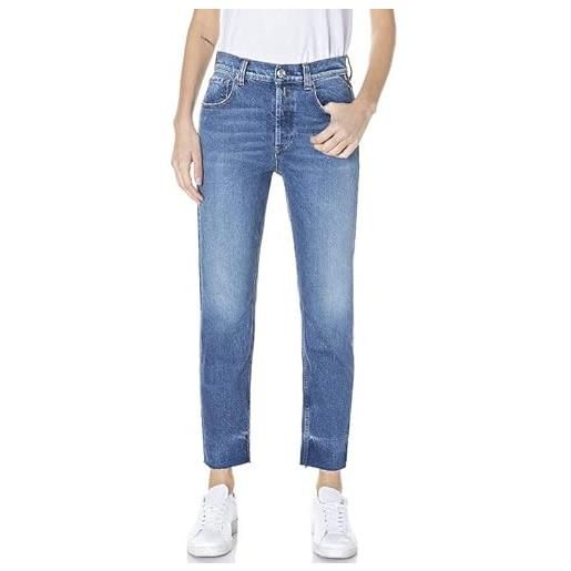 Replay maijke jeans, 009 blu medio, 29w / 28l donna