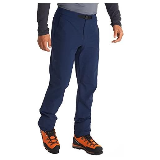 Marmot latitude mountain pant pantaloni, bianco, blu (arctic navy), 28w uomo