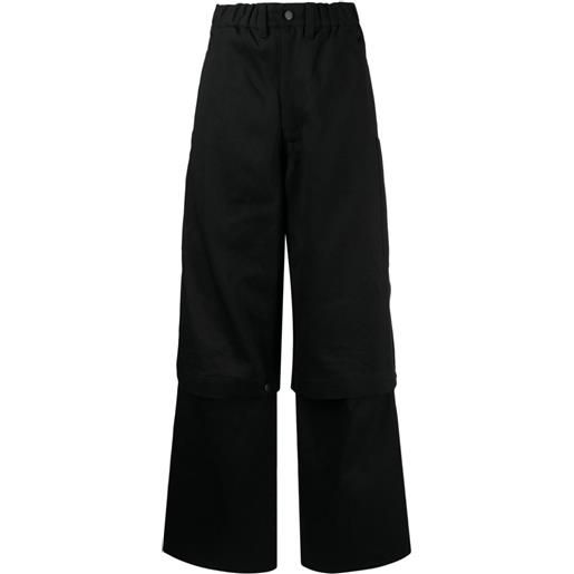 Melitta Baumeister jeans cargo con gambe rimovibili - nero