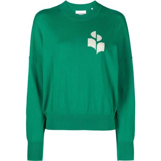 MARANT ÉTOILE maglione marisans con logo - verde