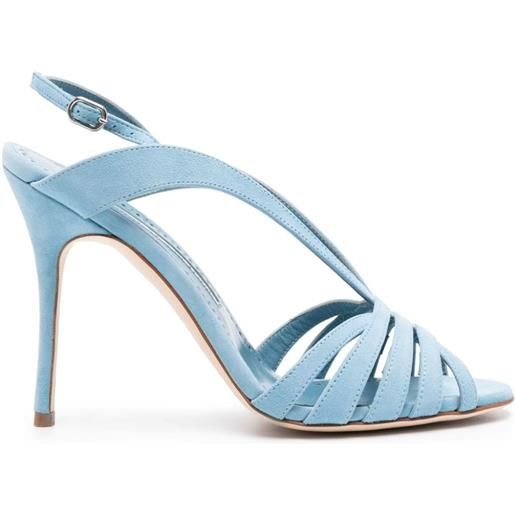 Manolo Blahnik sandali sardina 110mm - blu