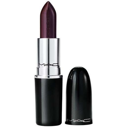 MAC lustreglass lipstick succumb to plum idratante volumizzante 3 gr