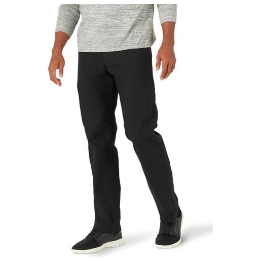 Lee pantaloni cargo in tela extreme motion casual, nero, 36w x 30l uomo