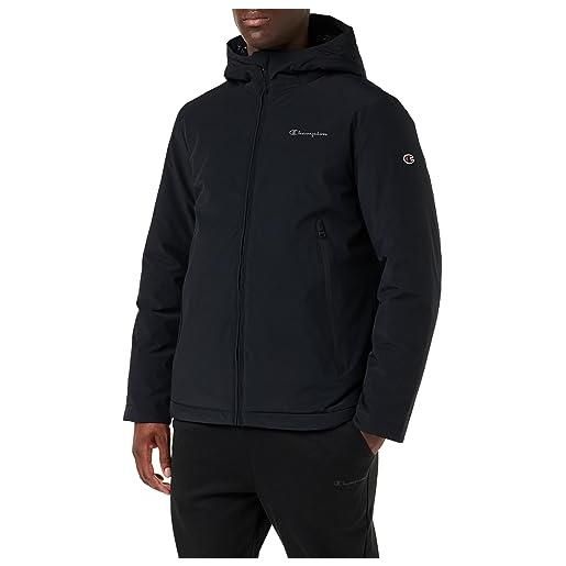 Champion legacy outdoor - hooded jacket giacca, nero, m uomo fw23