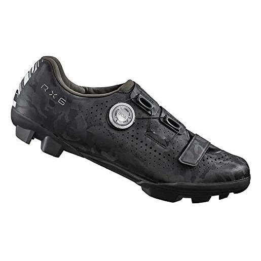 SHIMANO scarpe sh-rx600, ginnastica uomo, nero, 45 eu